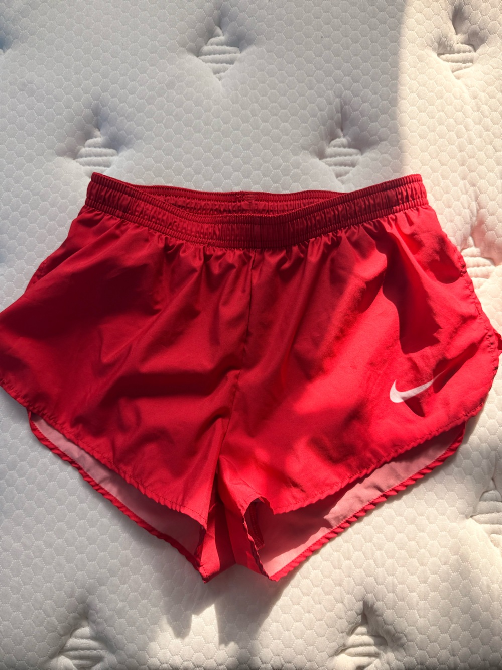 Nike Bright Red Girls' Athletic Shorts